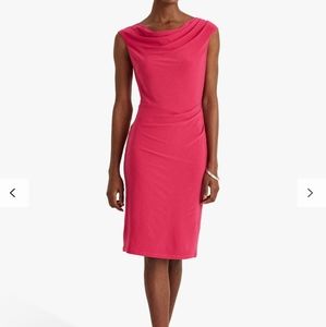 Lauren Ralph Lauren Varella Cap Sleeve Knee Length Dress, 